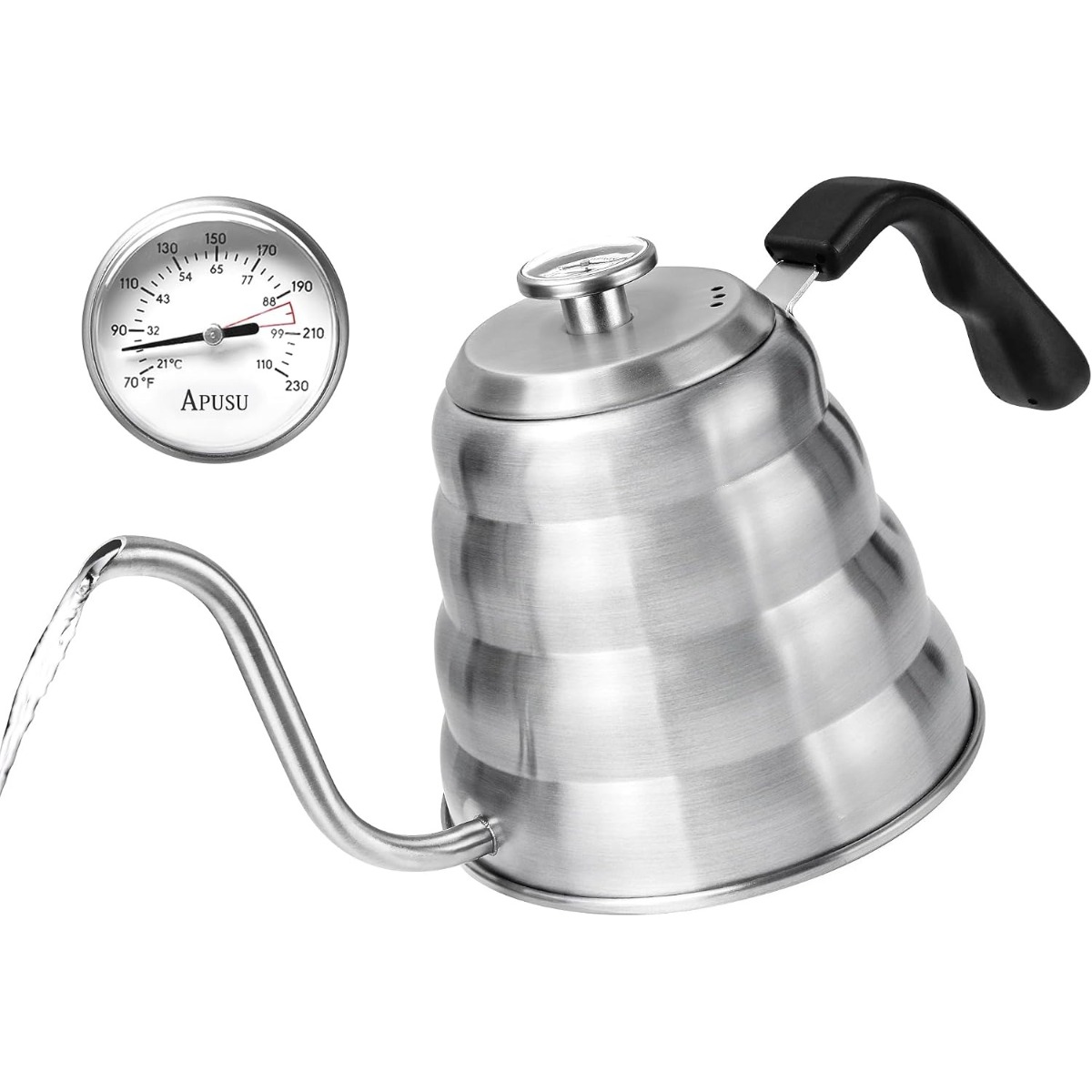 Coffee Quality Control - Professionelle Edelstahl-Kaffeekanne mit Präziser Temperaturkontrolle Hochwertig