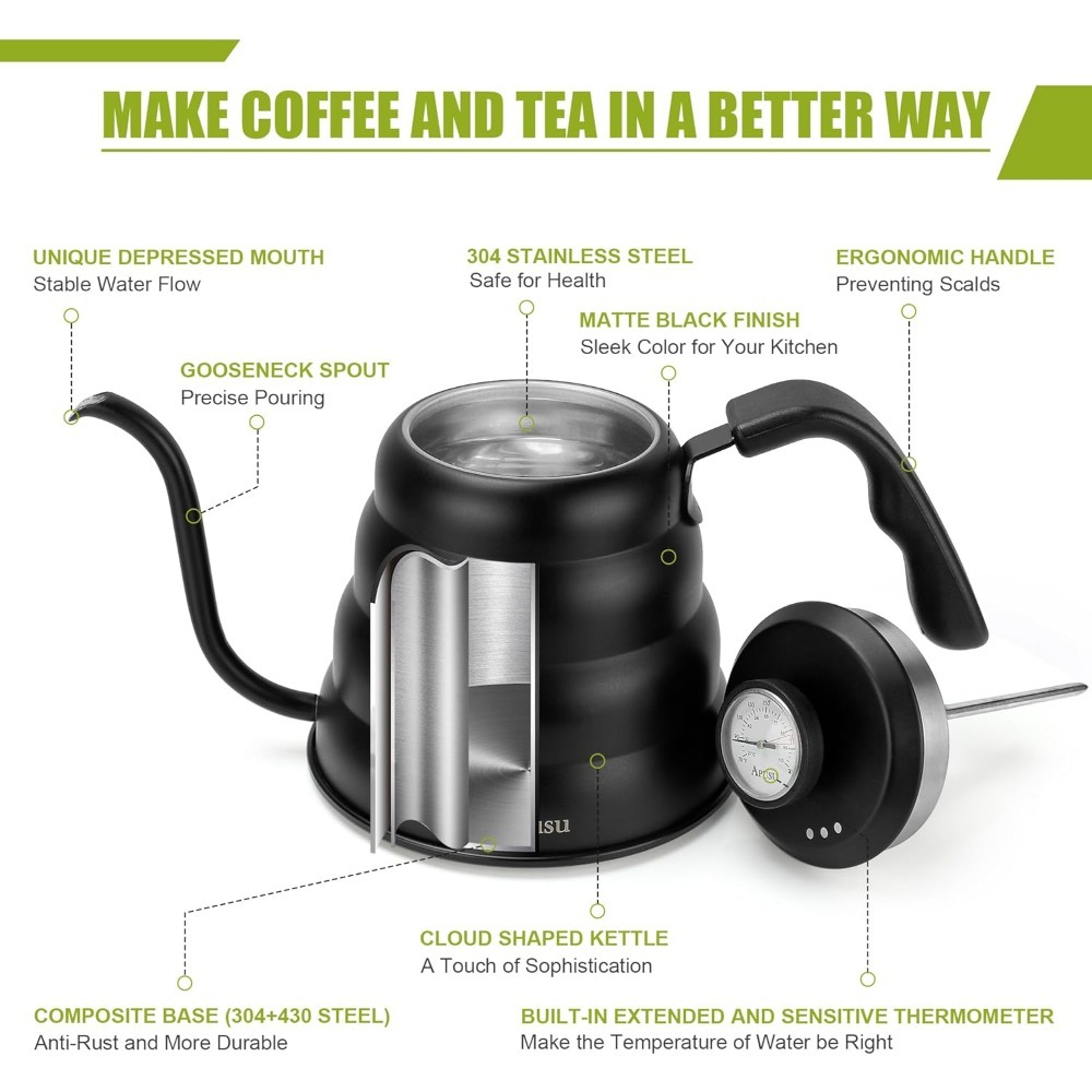 Kaffeekanne aus Edelstahl zum  – Coffee Quality Control Bewertung und Preis